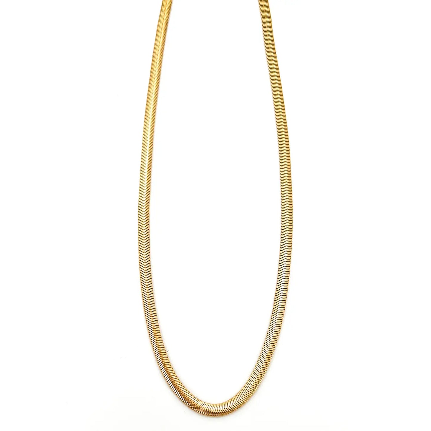 Cecila Gold Snake Necklace